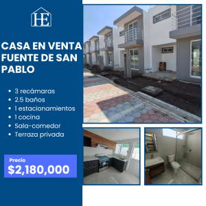 Casa en Venta en Los Gavilanes, Puebla | 3 Recámaras y Casa Club