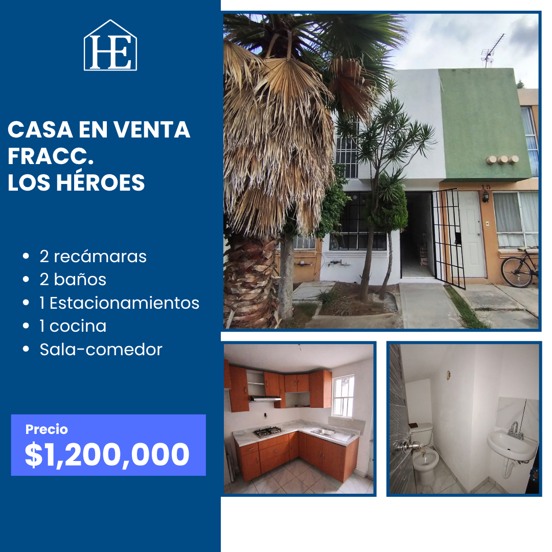 Casa en Venta en Los Héroes, Puebla | Remodelada, 2 Recámaras por $1.2 MDP